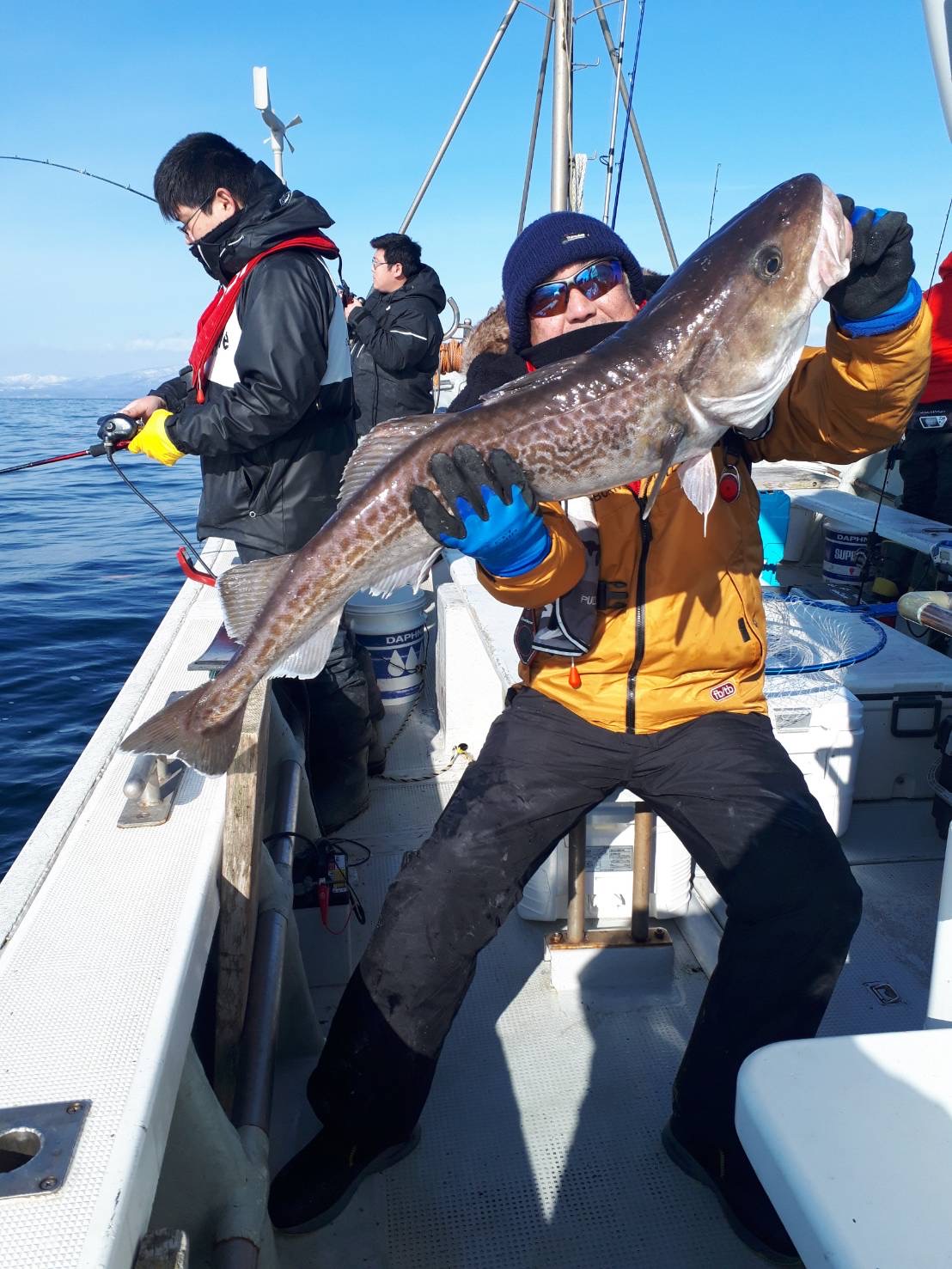 遊漁船上での釣果