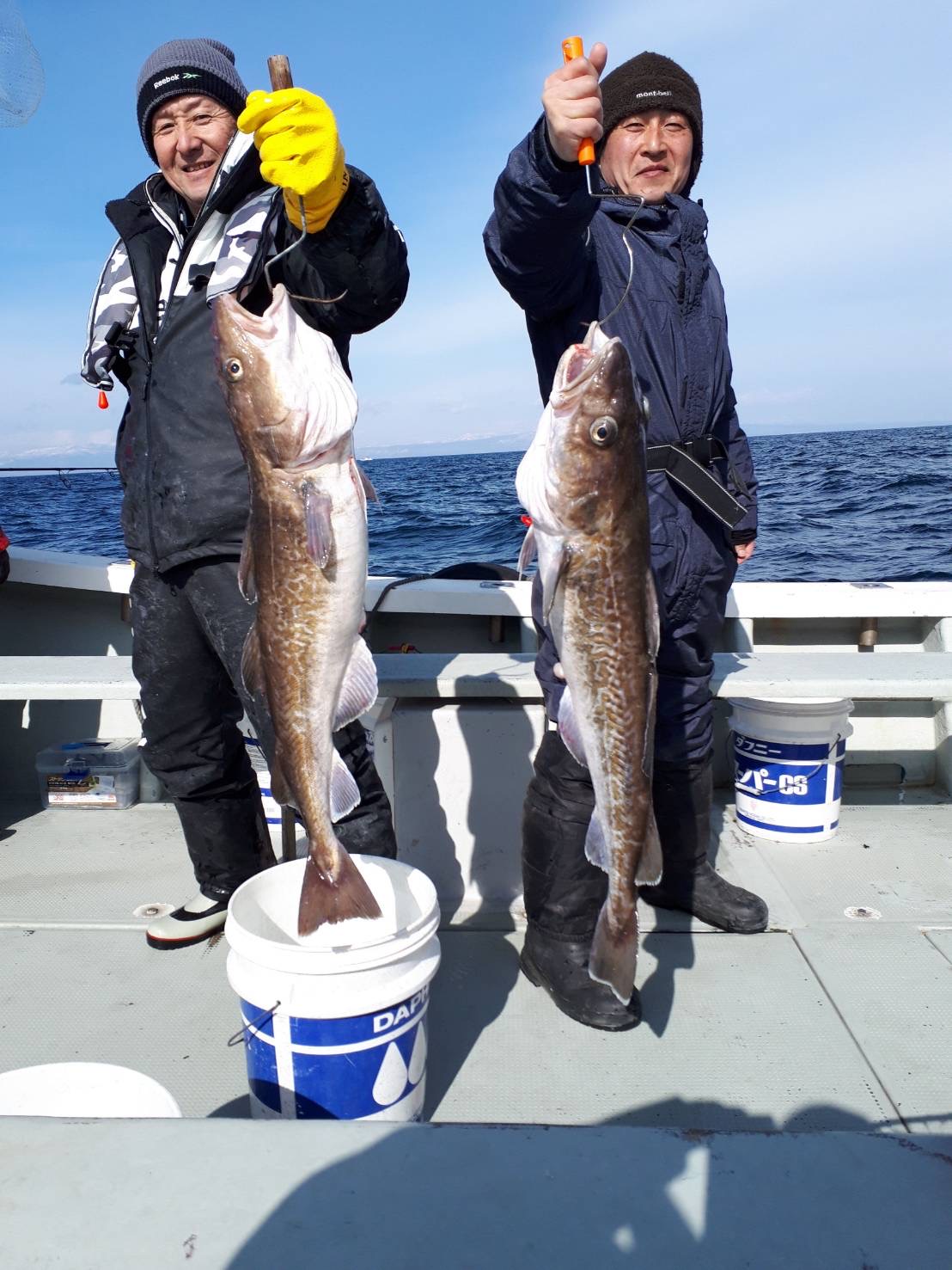 釣果の様子